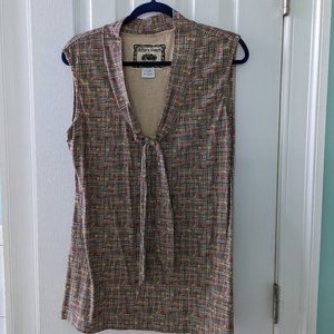 Effie's Heart Dot Print Sleeveless Top